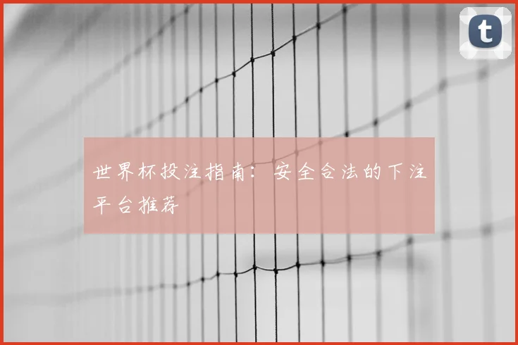 世界杯投注指南：安全合法的下注平台推荐